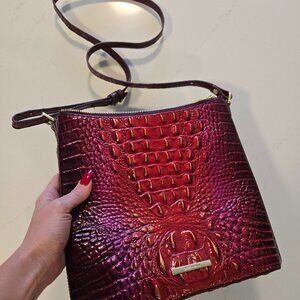 BRAHMIN Katie Crossbody Bag/Purse in RUBY MELBOURNE OMBRE